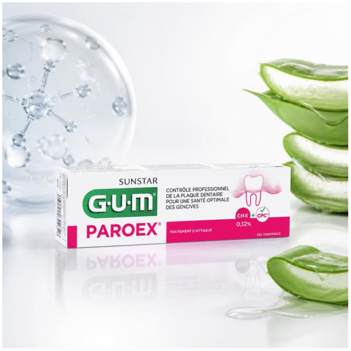 Gum Paorex Anti-plaque Toothpaste 75ml (2.53fl oz)