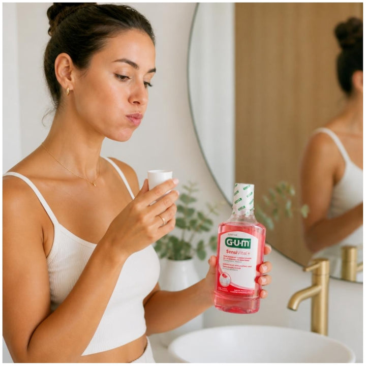 Gum SensiVital+ Sensitive Teeth Mouth Bath 300ml