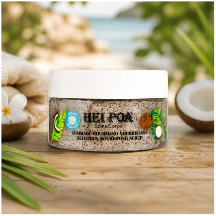 Hei Poa Nourishing Body Scrub with Organic Coco Oil 260g (9.17 oz)