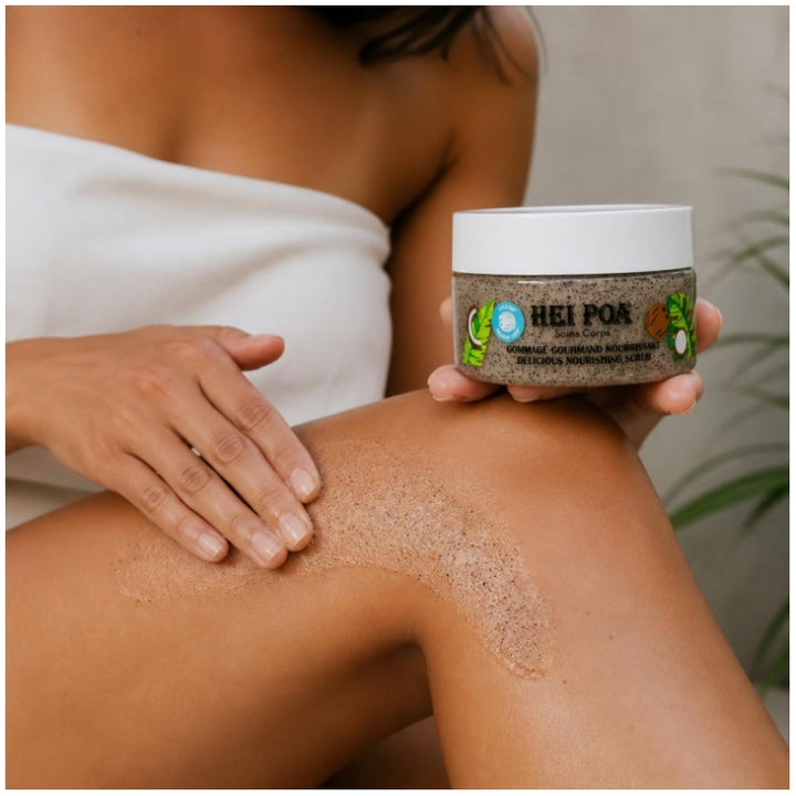 Hei Poa Nourishing Body Scrub with Organic Coco Oil 260g (9.17 oz)