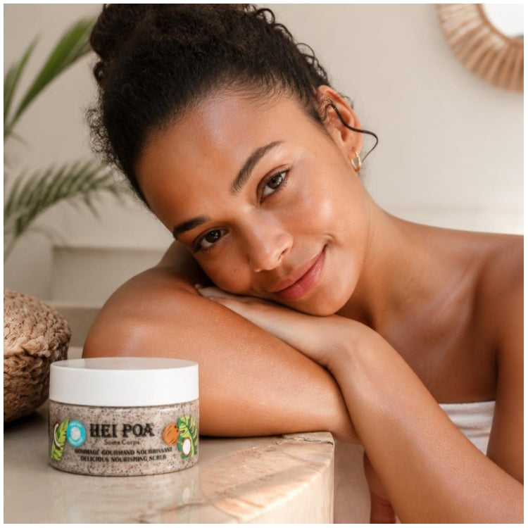 Hei Poa Nourishing Body Scrub with Organic Coco Oil 260g (9.17 oz)