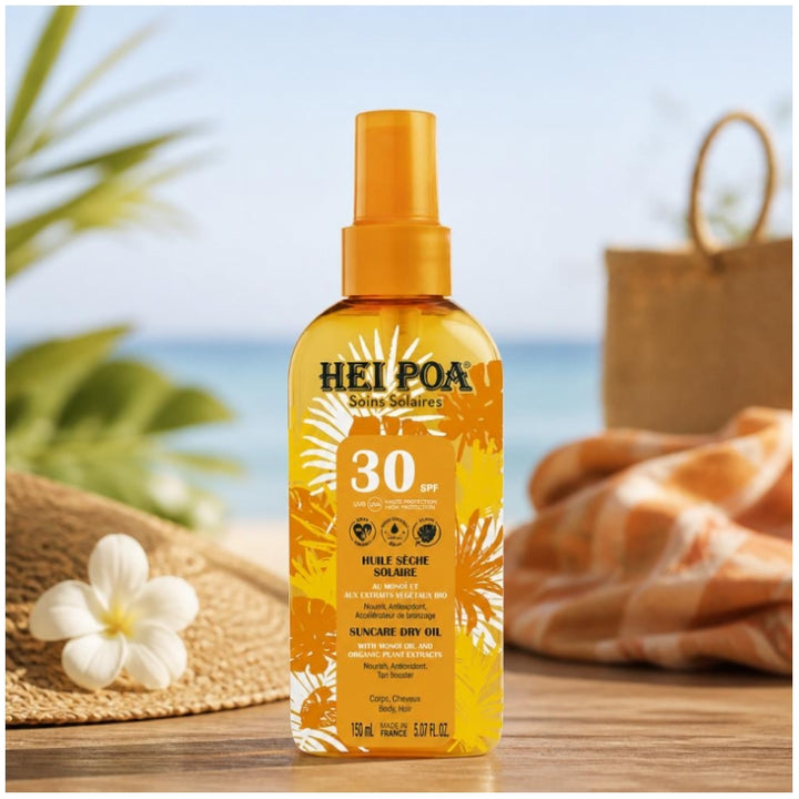 Hei Poa Monoi Dry Oil SPF30 Tiare  150ml (5,07fl oz)