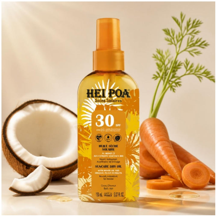 Hei Poa Monoi Dry Oil SPF30 Tiare  150ml (5,07fl oz)