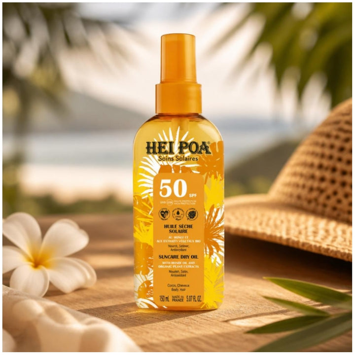 Hei Poa Heipoa Trockenöl mit Monoi und Tiaré SPF50 150ml