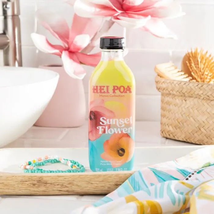 Hei Poa Monoï Collection Monoi Collection Sunset Flower 100ml (3.38fl oz) - FrenchBeautyHub