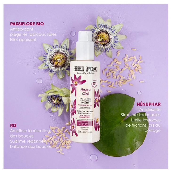 Hei Poa Perfect Curl Curl Activating Care Water 200 ml (6.76fl oz)