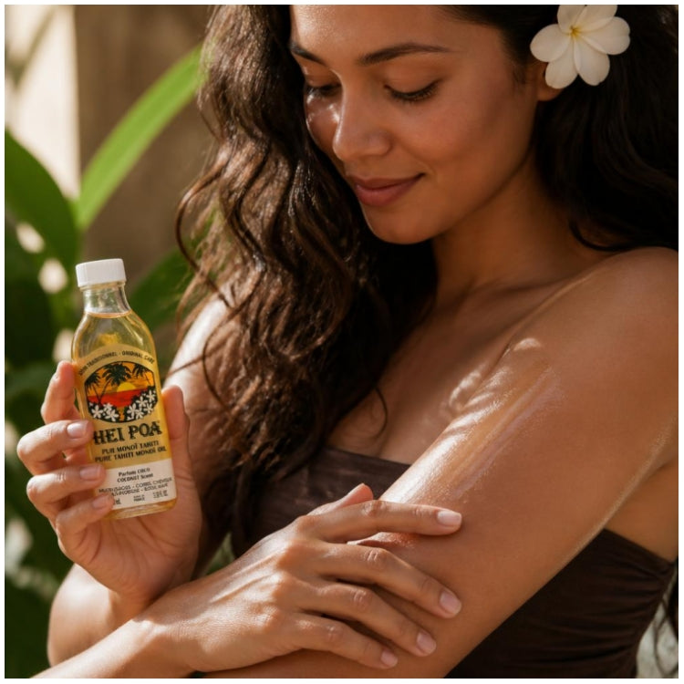 Hei Poa Pure Tahiti Monoi Oil Coco Scent  100ml (3,38fl oz)
