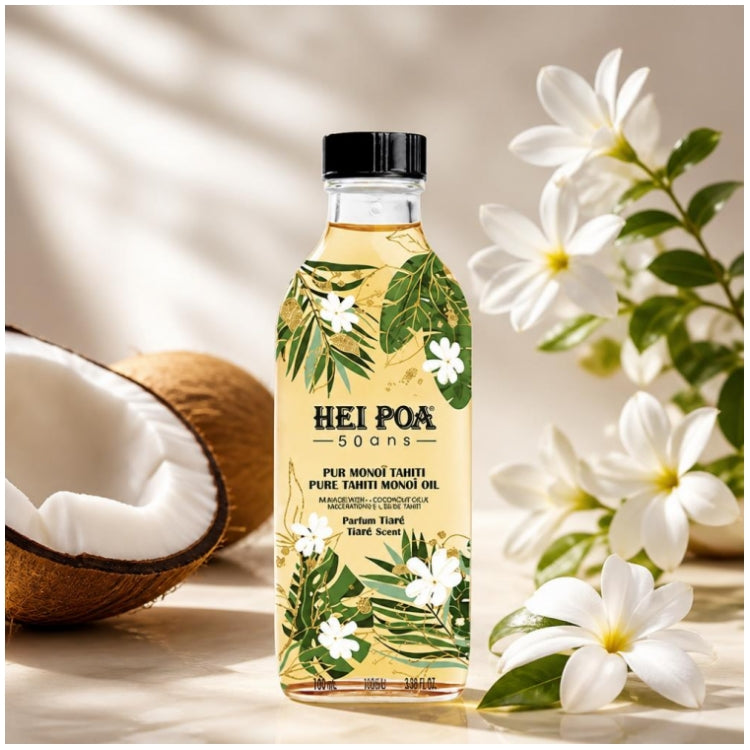 Hei Poa Pur Monoi Hydraterend met Tiarégeur 100ml