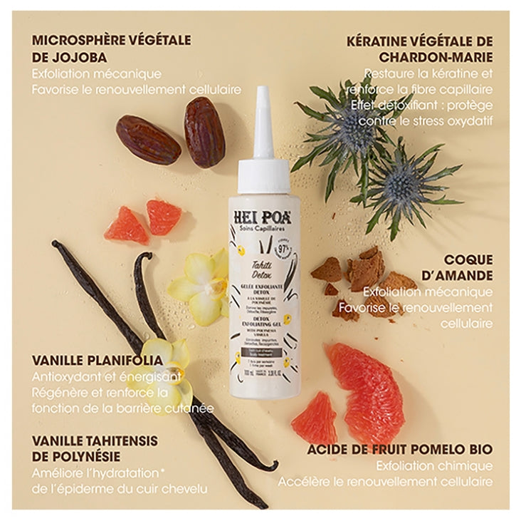 Hei Poa Tahiti Gelée exfoliante détox 100 ml