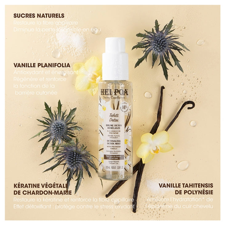 Hei Poa Tahiti Brume démêlante détox 100 ml