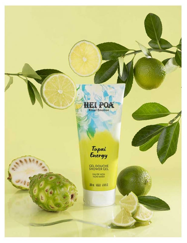 Hei Poa Energy+ shower gel 200 ml (6.76fl oz)