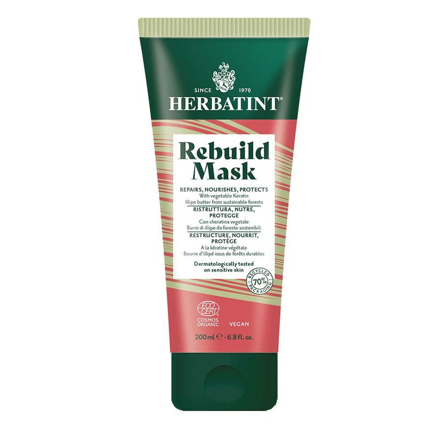Herbatint Rebuild Masks Restructures, Nourishes, Protects 200ml (6.76fl oz) - FrenchBeautyHub