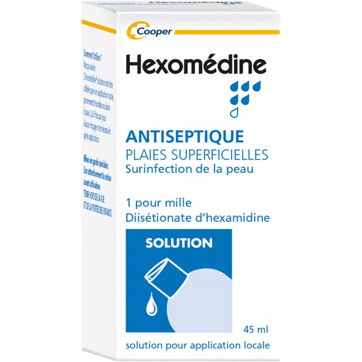 Hexomedine 0.1% Antiseptic Solution 45ml