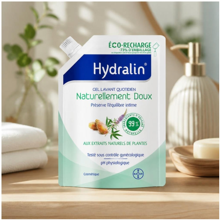 Hydralin Daily use Öko-Nachfüllpackung Natürlich sanftes Reinigungsgel 400ml