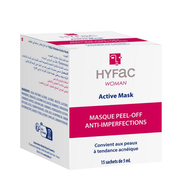Hyfac Woman Active Mask Masque Peel - off 5ml (0.16fl oz) - FrenchBeautyHub