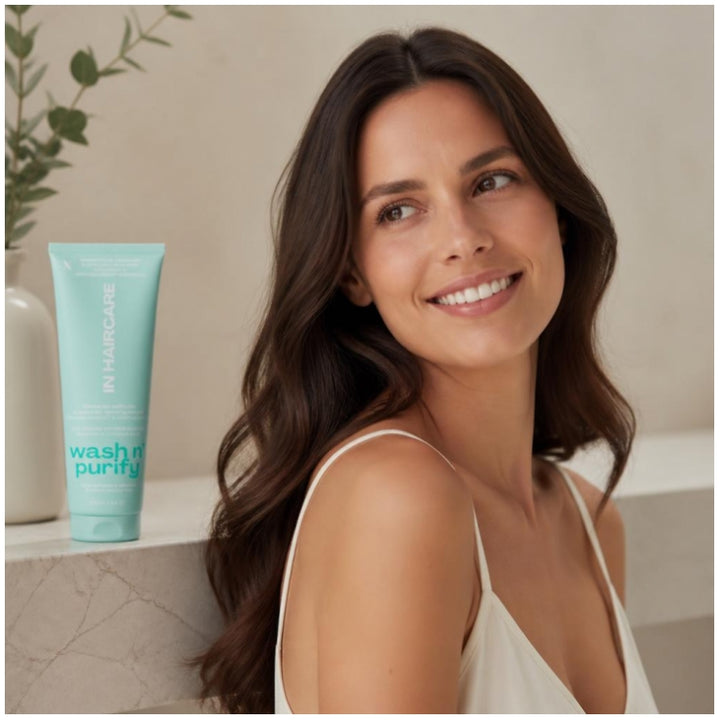 In Haircare Wash n' Purify شامبو مهدئ ومضاد للقشرة 250ml