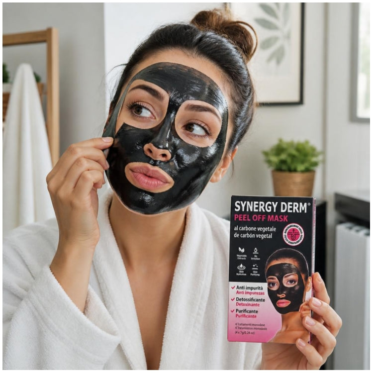 Incarose Charcoal Peel Off Face Mask 7g x4 (0.24 oz x4)