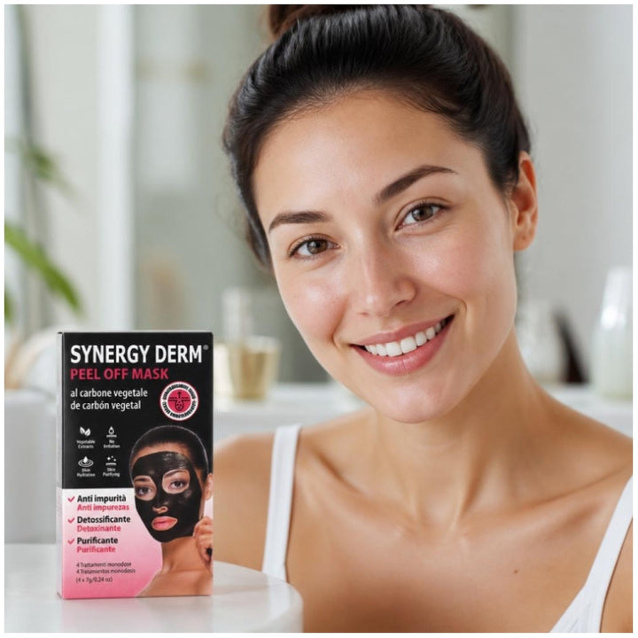 Incarose Charcoal Peel Off Face Mask 7g x4 (0.24 oz x4)