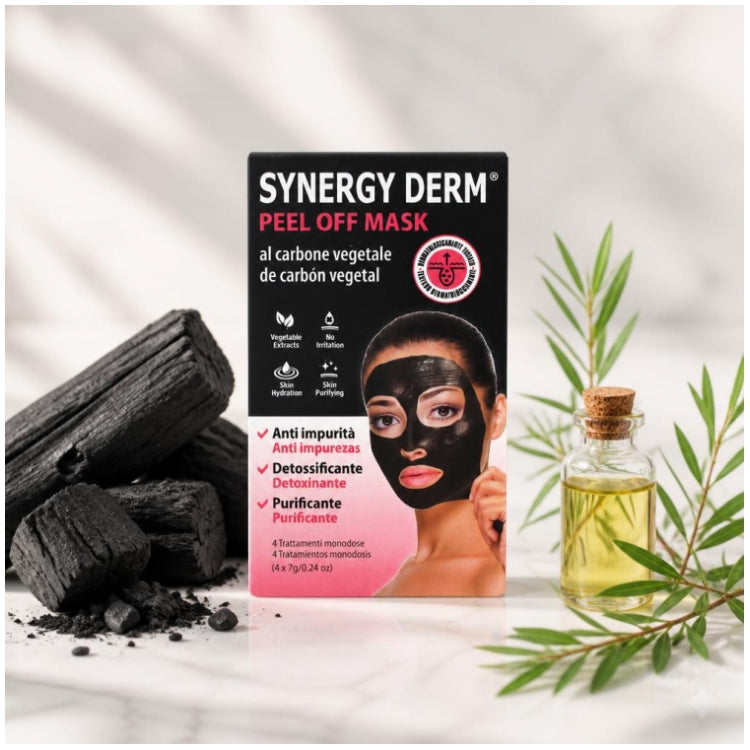 Incarose Charcoal Peel Off Face Mask 7g x4 (0.24 oz x4)