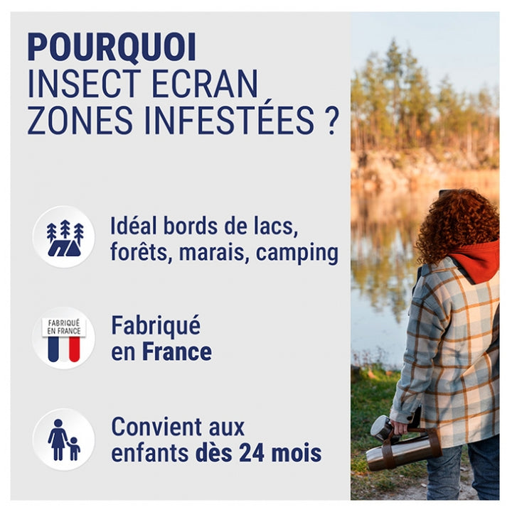 Insect Ecran Anti-Mosquito para Zonas Infestadas a partir de los 24 meses, hasta 8 horas de protección 100ml