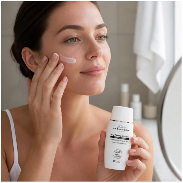 Institut Esthederm No Sun سائل واقٍ غير مرئي SPF50+ 40 ml
