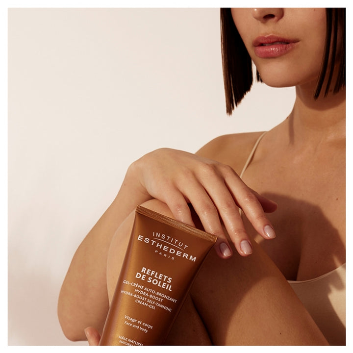 Institut Esthederm Reflets De Soleil Hydra-Boost Zelfbruinende gelcrème voor gezicht en lichaam 200ml