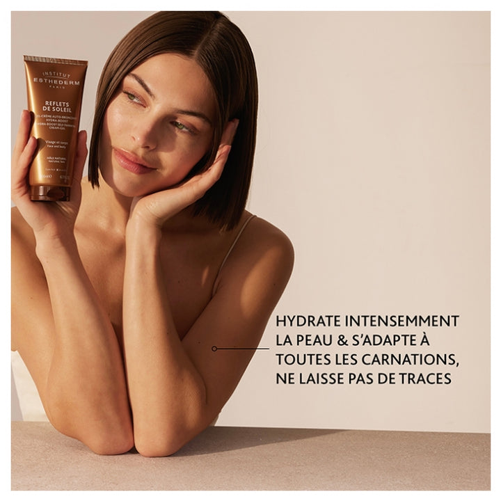 Institut Esthederm Reflets De Soleil Hydra-Boost Zelfbruinende gelcrème voor gezicht en lichaam 200ml