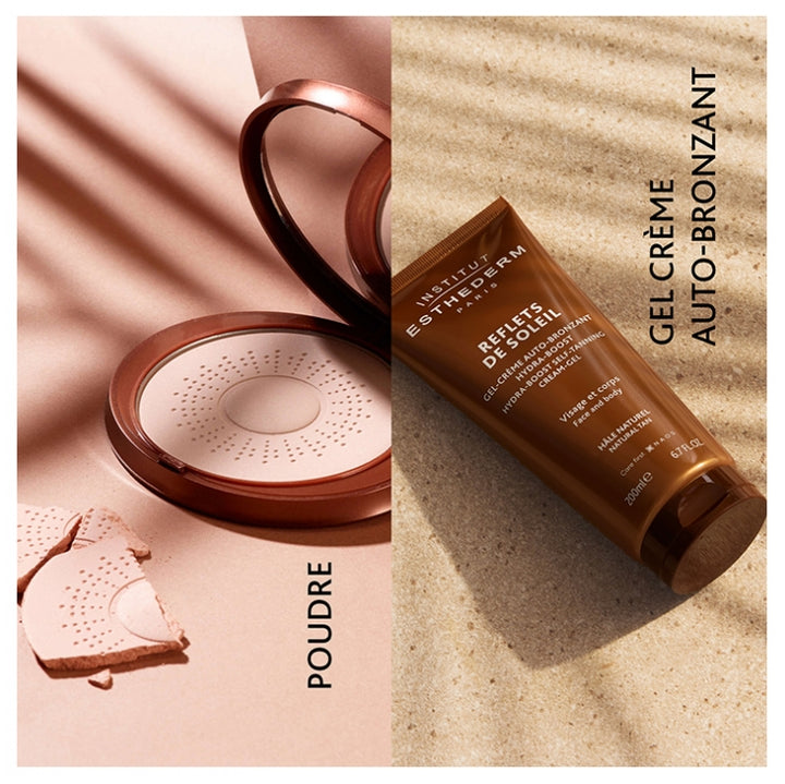 Institut Esthederm Reflets De Soleil Hydra-Boost Zelfbruinende gelcrème voor gezicht en lichaam 200ml