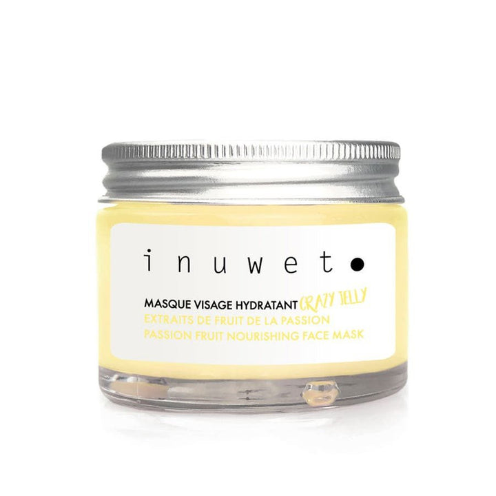 Inuwet Crazy Jelly Natural Hydrating Face Masks Yellow Pineapple Perfumes 50ml (1.69fl oz) - FrenchBeautyHub