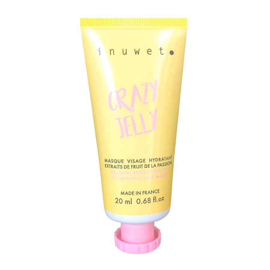 Inuwet Travel Size Crazy Jelly Masks natural moisturizers face Yellow Pineapple Perfumes 20ml (0.67fl oz) - FrenchBeautyHub
