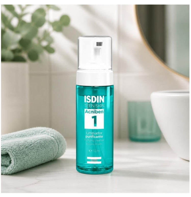 Isdin Acniben Purifying cleansing foam oily skin 150 ml (5.07fl oz)
