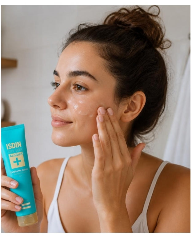 Isdin Acniben Gentle exfoliator oily skin 100 ml (3.38fl oz)
