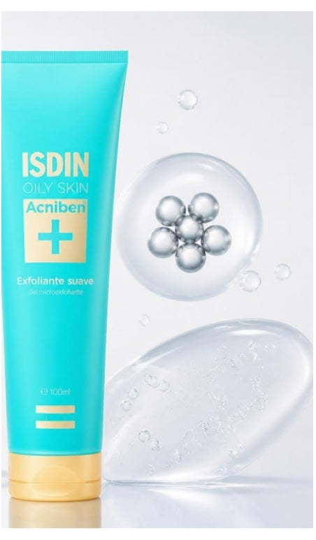 Isdin Acniben Gentle exfoliator oily skin 100 ml (3.38fl oz)