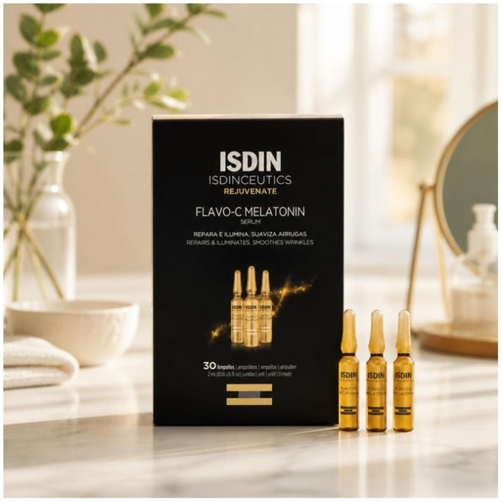 Isdin Flavo-C Melatonin Night Recovery Serum 30 x 2ml Single Doses