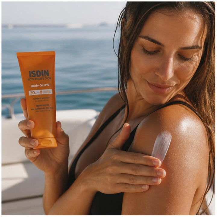 Isdin Fotoprotector Body Glow Cream SPF30 200ml (6.76fl oz)