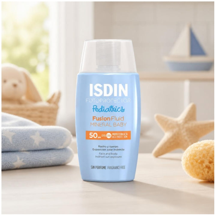 ISDIN Fotoprotector Pediatrics Fusion Fluid Mineral Baby SPF50+ 50ml (1.69fl oz)
