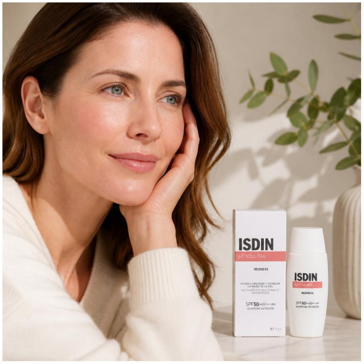 Isdin FotoUltra Protetor Solar em Creme Anti-Vermelhidão SPF50 50ml
