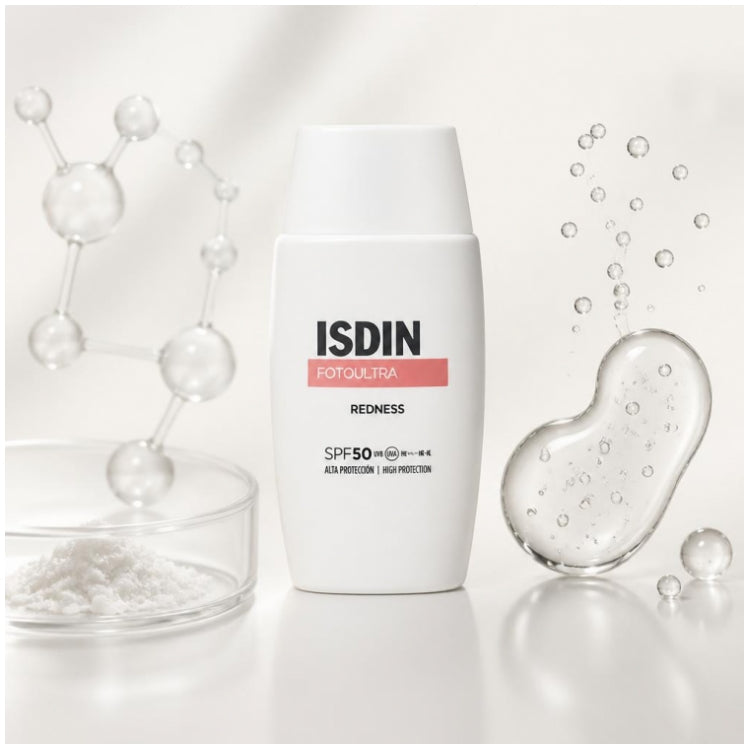 Isdin FotoUltra Protetor Solar em Creme Anti-Vermelhidão SPF50 50ml