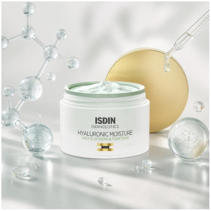 Isdin Hyaluronic Moisture Hydrating and Mattifying Anti-Age Face Moisturizer 50g (1.76 oz)