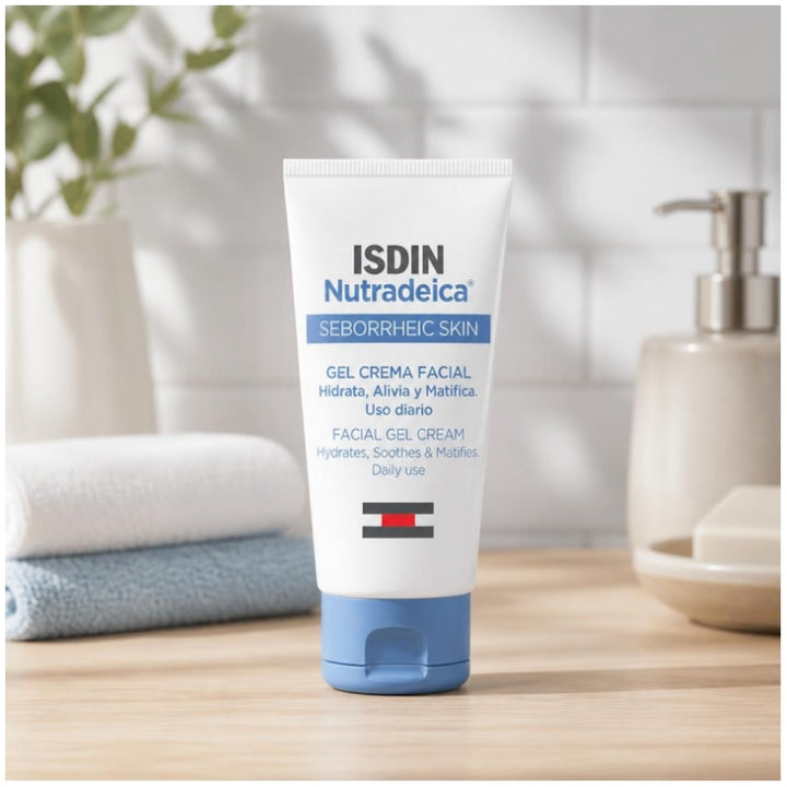 Isdin Nutradeica Face Cream Gel for Seborrheic Skin 50ml (1.69 fl oz)
