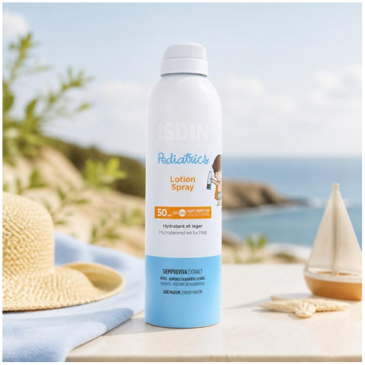 Isdin Lotion Spray Protective Fluid SPF50 Fotoprotector Pediatrics 250ml (8.45fl oz)