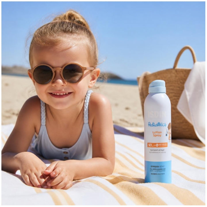 Isdin Lotion Spray Protective Fluid SPF50 Fotoprotector Pediatrics 250ml (8.45fl oz)
