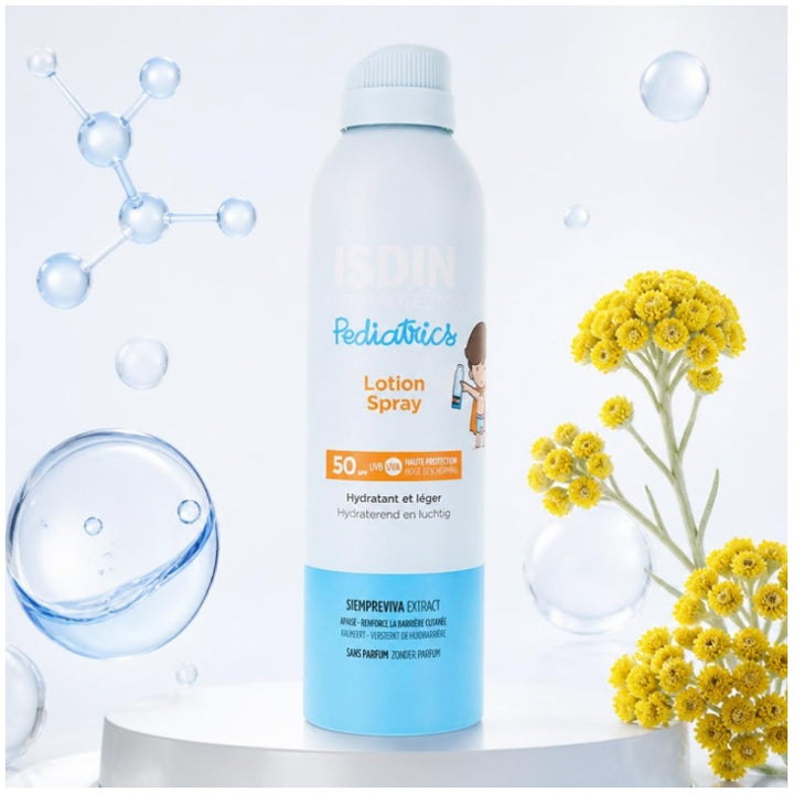 Isdin Lotion Spray Protective Fluid SPF50 Fotoprotector Pediatrics 250ml (8.45fl oz)