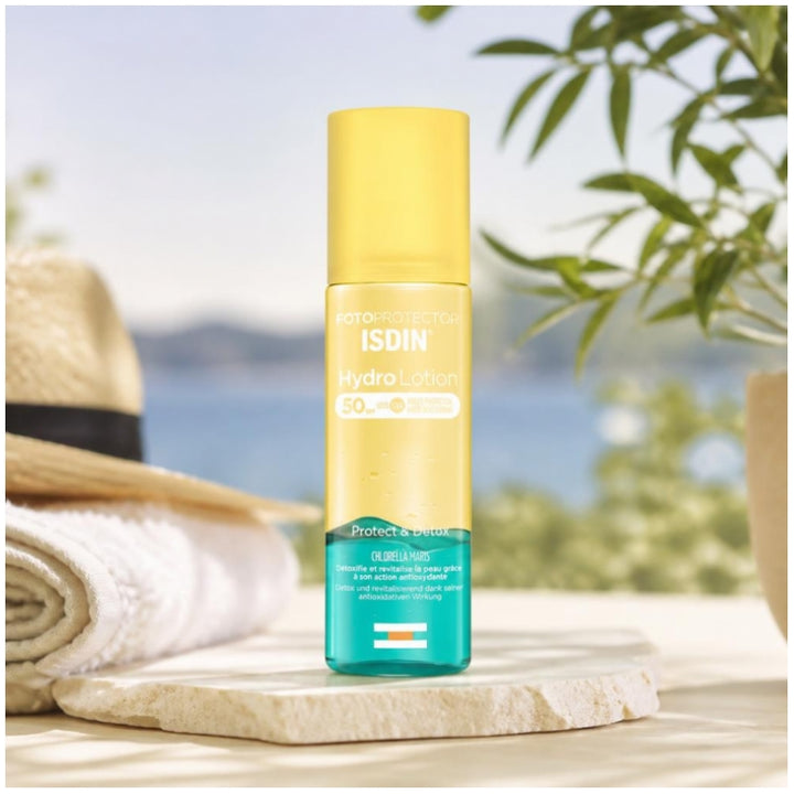 ISDIN Fotoprotector Hydro Lotion Protect & Detox SPF50 200ml (6.76fl oz)