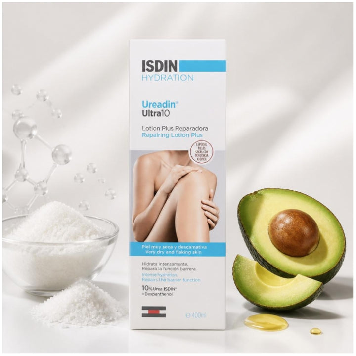 Isdin Ureadin Ultra 10 Plus lotion réparatrice pour peau sèche 400 ml