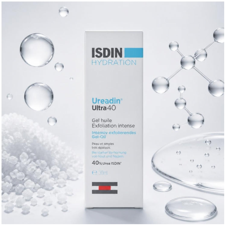 Isdin Ureadin Ultra 40 intense exfoliating oil-gel with 40% urea 30 ml (1.01fl oz)