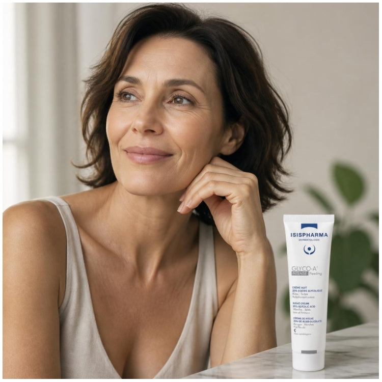 Isispharma Glyco-A Intensive Night Cream with 25% glycolic acid peel 30ml (1.01fl oz)