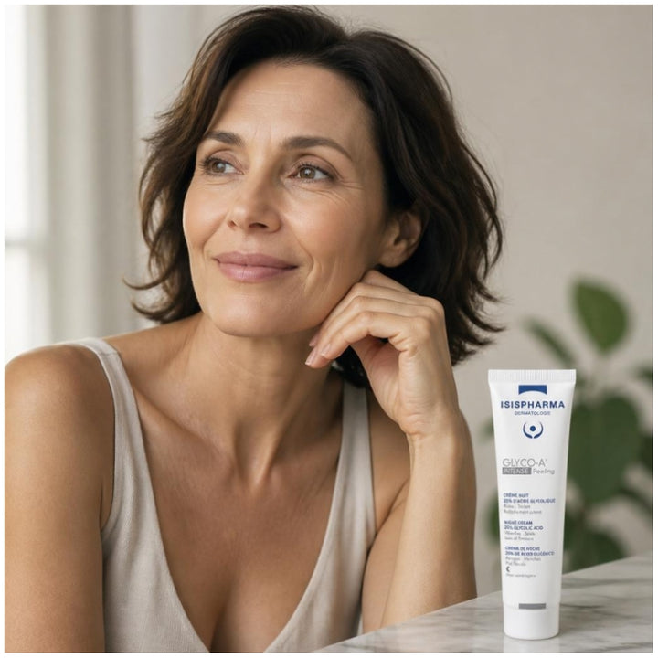 Isispharma Glyco-A Intensive Night Cream with 25% glycolic acid peel 30ml (1.01fl oz)