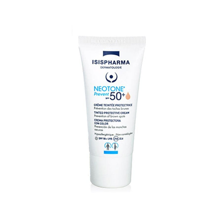 Isispharma Neotone Protective Tinted Cream Spf50+ Prevent Medium shade 30ml (1.01fl oz) - FrenchBeautyHub