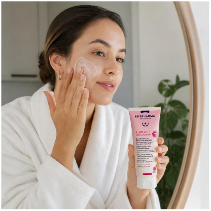 Isispharma Ruboril Soothing Cleansing Balm Sensitive Skin with Redness 100ml (3.38fl oz)